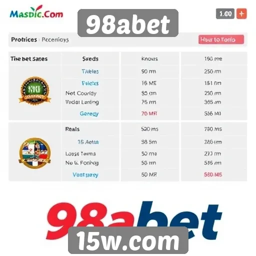 Comparativo entre 98abet e outros sites de jogos